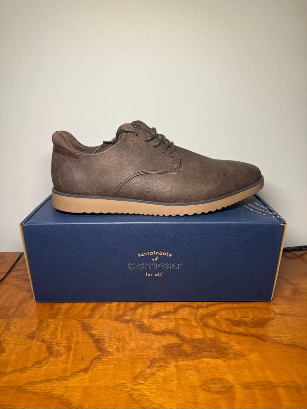 Dr. Scholl's Men's Sync Lace Up Oxford Brown/Brown 10.5 W